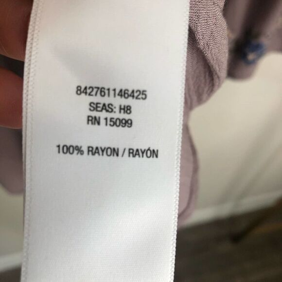 BONGO Embroidered Bell Sleeve cold shoulder swing Boho Hippie Dress - Picture 7 of 8